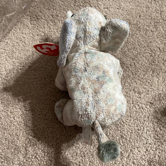 5/45 Ty Beanie Babies Pounds Elephant Mammoth Rare Vintage Collectible Gift - Picture 5 of 6